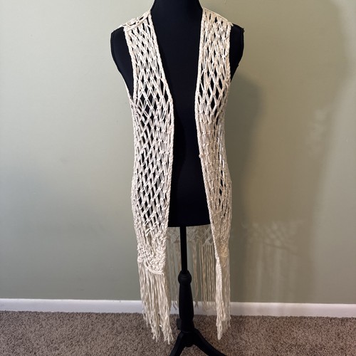 Zara y2k boho crochet long - crochet,