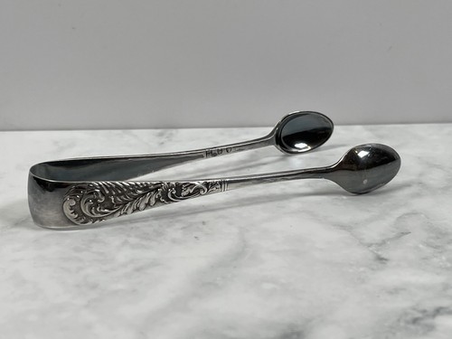 Antique silver epns sugar - silver,