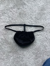 Fredericks Of Hollywood Men’s Black Velvet Thong