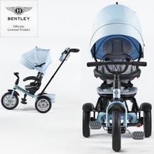 Genuine BENTLEY TRIKE Jetstream Blue Pushchair Stroller Pram Tricycle Blue