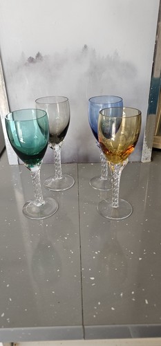 Coloured liquer glasses - liquer, with