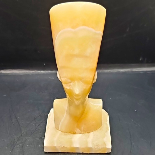 Vtg carved stone - stone, egyptian