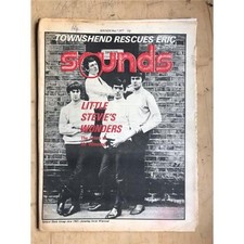 SPENCER DAVIS GROUP SOUNDS MAGAZINE MAY 7 1977 - SPENCER DAVIS GROUP COVER + WIN