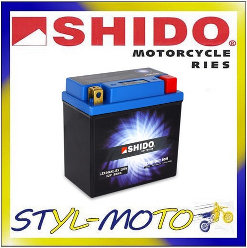 Shido battery ltx14ahl - battery, =