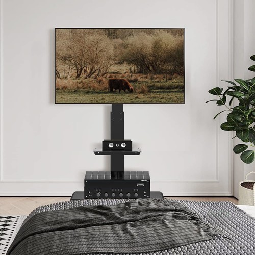 Rolling floor stand with - tv,
