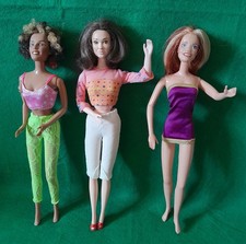 Three Spice Girls Dolls, Mel B Scary, Posh  and Ginger Spice, 1997-2001