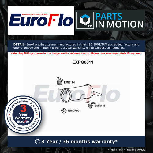 Exhaust back rear - rear, box
