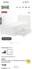 IKEA Malm White Single Bed