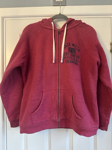 Jack wills pink - hoodie, sherpa