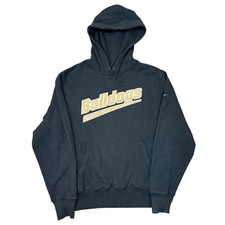 Nike Bulldogs Hoodie Pullover Y2K Retro Sweatshirt Black Mens Medium