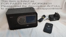 FOR PARTS! REVO AXiS XS DAB/DAB+/FM/Internet Radio, Bluetooth Dock, Remote & PSU