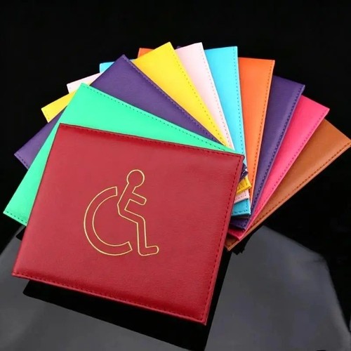 Genuine leather disabled blue - disabled,