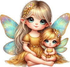 Mother's Day Fairy Wall Art Bedroom Nursery Decor Vinyl Sticker Decal 6 Sizes