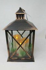 Rustic Large Bronze Lantern