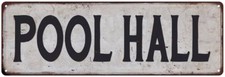 POOL HALL Vintage Look Rustic
