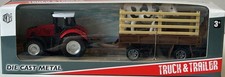 Set Red Tractor + Trailer and