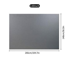 A120 Inch Portable Metal