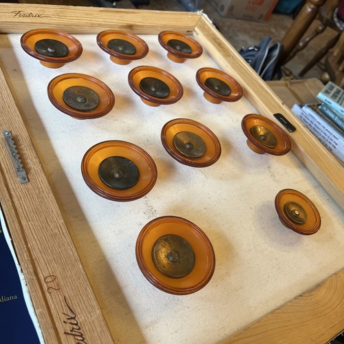 Bakelite brass amber - bakelite, gold