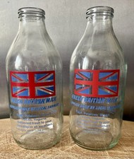 2 x Milk Bottles Advertising