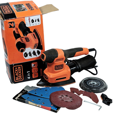 Black decker sander kit - black+decker, 4