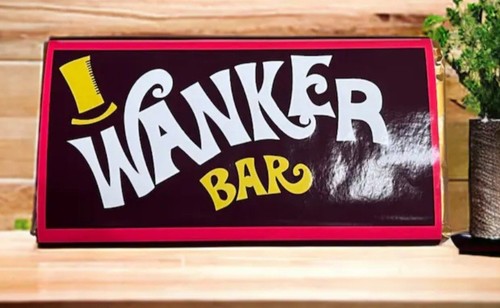 Wanker chocolate bar with - wanker,