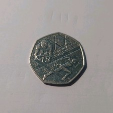 The Glasgow 2014 Commonwealth Games 50p coin collectable fifty pence circulated