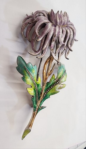 Brooch chrysanthemum terlin - brooch,