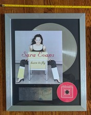 Sara Evans RIAA Official Award For "Born To Fly" CD & Gold Record*
