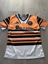 Castleford Tigers /  RLFC 1993/94 Ellgren Retro Home Shirt in LARGE BNWOT