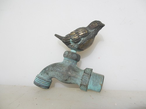 Vintage brass tap garden sink - brass,