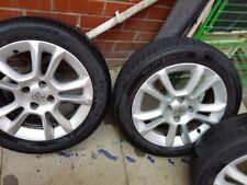 VAUXHALL CORSA D 06-14 15 INCH SET OF 4 10 SPOKE ALLOY WHEELS 13211899