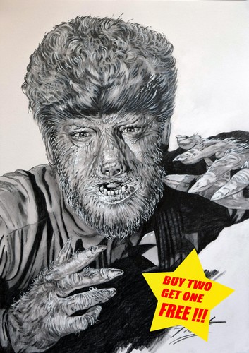 The wolf man fine - the, print
