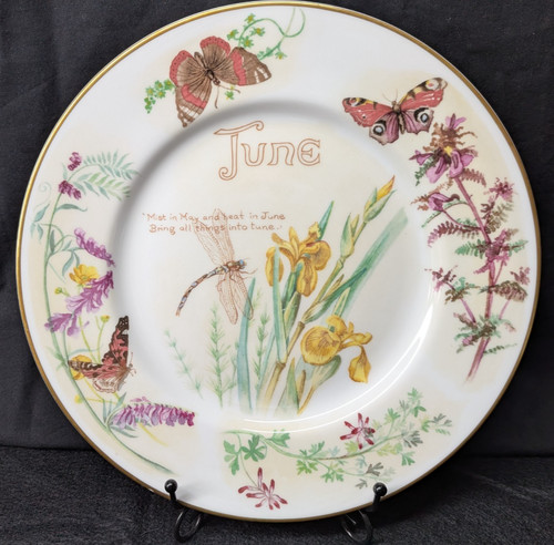 Caverswall june plate the - caverswall,