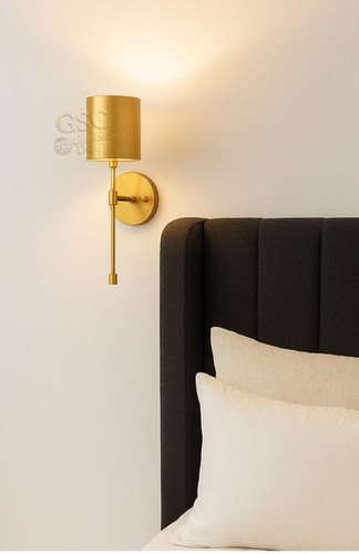 Modern brass wall - wall, sconce