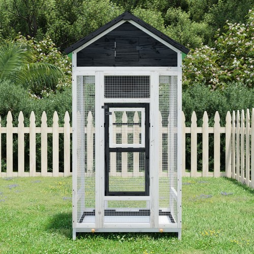Bird house mocha solid wood - mocha,