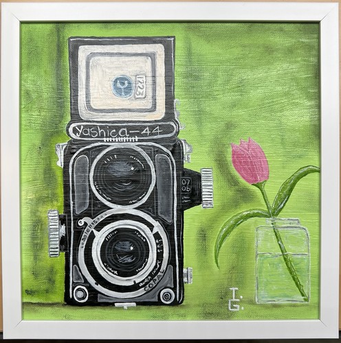 Yashica camera art work - -44,