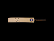Signed Gautam Gambhir India Cricketer Mini Cricket Bat With COA