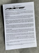 Pace Vintage Suspension Fork Manual: RC31 & RC39