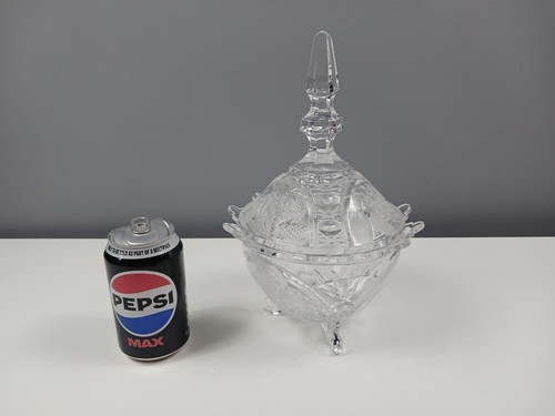 Beautiful pressed glass bonbon - pressed,