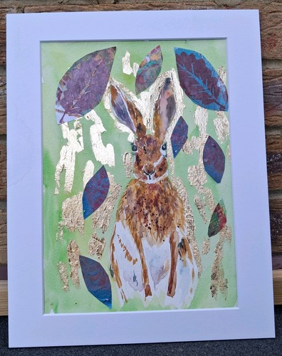 Hare size mixed media - size,