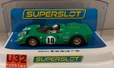 Slot Car SCX Superslot H4491 Ferrari 330 P4 #10 David Piper Green Scalextric UK