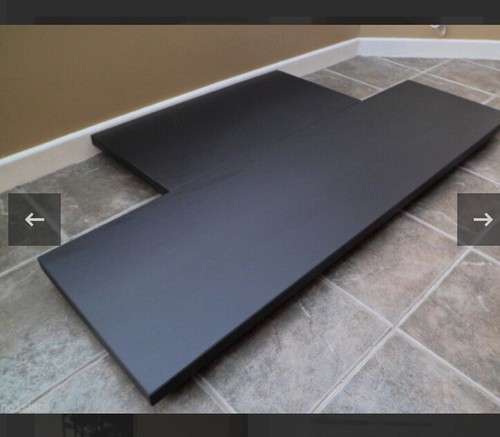 Black granite boxed lipped - black,