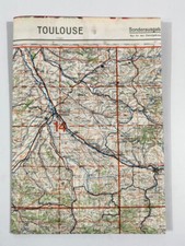 German Flying Map Toulouse -