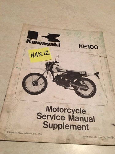 Kawasaki ke100 supplement - ke100,