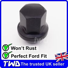 BLACK ALLOY WHEEL NUT - FORD MONDEO MK1 MK2 MK3 MK4 MK5 ST M12x1.5 LUG BOLT [1B]