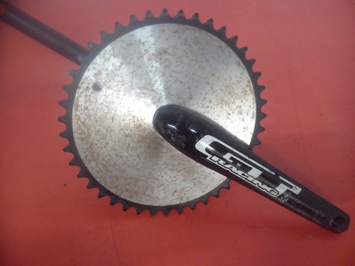 Racing crankset one piece - gt,