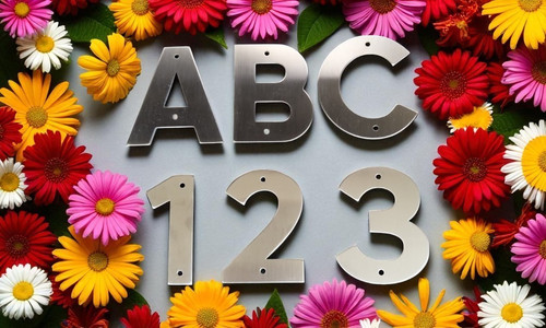 House door numbers - numbers, 2mm