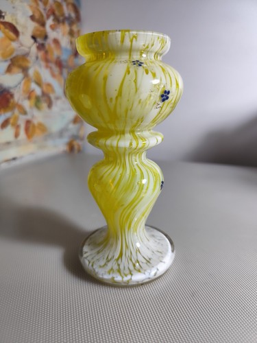 Antique art nouveau glass vase - antique,