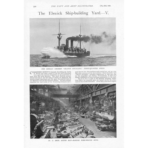 The elswick ship building - ship,