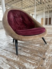 rare vintage lounge chair designed  50s 1960s Heal’s italian ico Parisi style